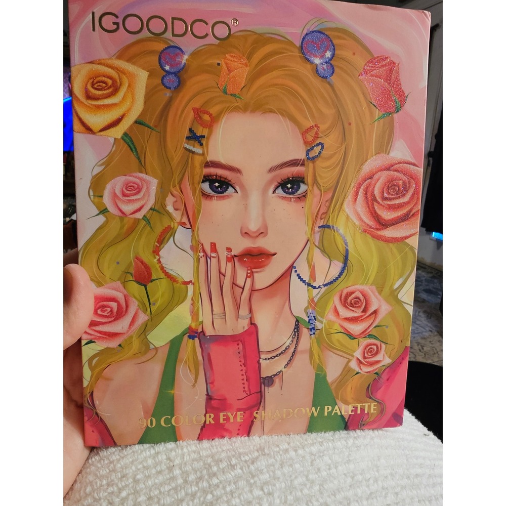 IGOODCO 90 Color Eye Shadow Palette Matte Shimmer Glitter Makeup LK2837A
